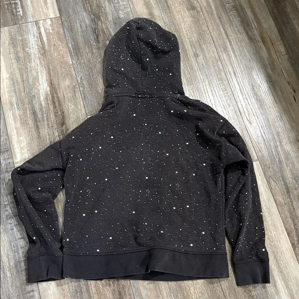GAP Kids x National Geographic Unisex Black Moon Hoodie Sweatshirt size 12